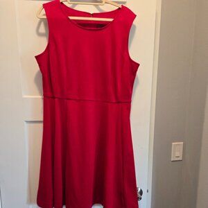 Basic red work dress